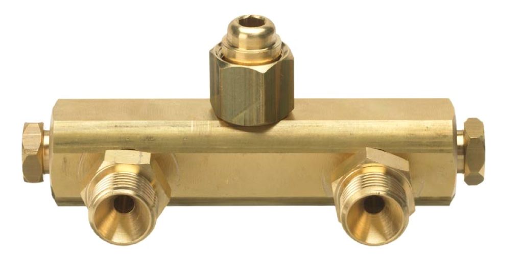 T-CONNECTION DOUBLE OUTLET POINT G3/8"